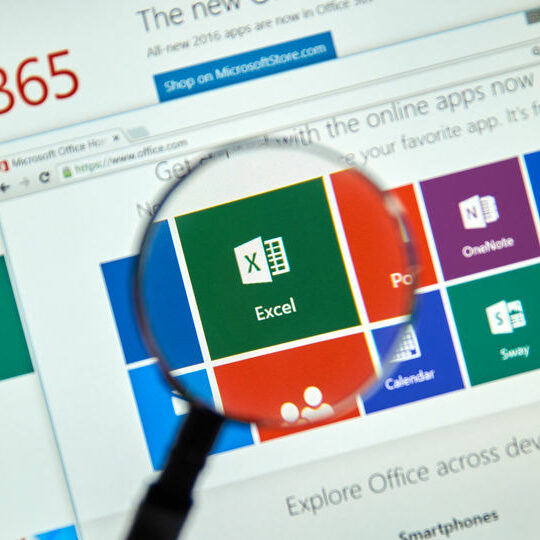 MONTREAL, CANADA - MARCH 20, 2016 - Microsoft Office 365 on PC screen. Microsoft Office is one of the most popular office suite software.